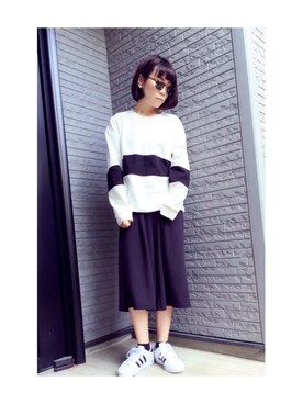 「murua」｜AKANEさん（レディース・161cm）の春コーディネート