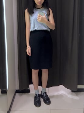 「H&M（エイチ・アンド・エム）のアイテム（ベスト）」を使った、chowwunさん（レディース・157cm）の夏コーディネート