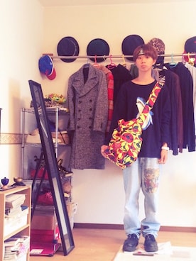 「GEORGE COX（ジョージコックス）のアイテム（シューズ）」を使った、Honeyさん（メンズ・176cm）の秋コーディネート