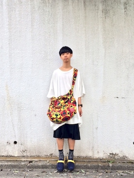 「HIRO（ヒロ）のアイテム（シューズ）」を使った、Honeyさん（メンズ・176cm）の夏コーディネート
