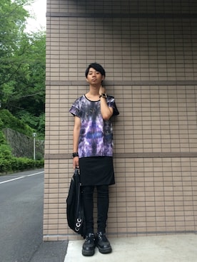 「GEORGE COX（ジョージコックス）のアイテム」を使った、Honeyさん（メンズ・176cm）の夏コーディネート