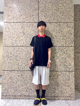 「HIRO（ヒロ）のアイテム（シューズ）」を使った、Honeyさん（メンズ・176cm）の夏コーディネート