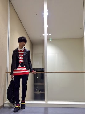 「HIRO（ヒロ）のアイテム（シューズ）」を使った、Honeyさん（メンズ・176cm）の冬コーディネート