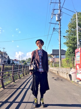 Honeyさんの「Dr.Martens (ドクターマーチン)/1460Z 8ホールブーツ」を使ったコーディネート