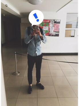 「アイテム（ブーツ）」を使った、Angussss_Lauさん（メンズ・192cm・20代）の春コーディネート