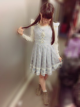 「私服」｜「アイテム（ワンピース/ドレス）」を使った、Girls Fashion Collectionさん（レディース・157cm）の冬コーディネート