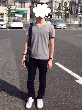 kさん（メンズ・184cm）の春コーディネート