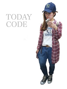 「アイテム（シャツワンピース）」を使った、yukimamさん（レディース・157cm・20代）の春コーディネート