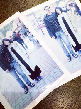 「アイテム（アナログ腕時計、ピンク系）」を使った、Wu Nien Jinさん（レディース・158cm）の冬コーディネート