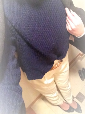 「PAGEBOY（ページボーイ）のアイテム（ピーコート）」を使った、mmmaimm さん（レディース・164cm）の春コーディネート