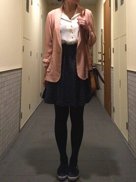 「Soareak（ソアリーク）のアイテム（ワンピース/ドレス）」を使った、mmmaimm さん（レディース・164cm）の春コーディネート