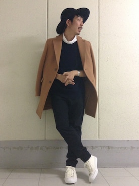 「ALLEGE（アレッジ）のアイテム」を使った、kudotakeruさん（メンズ・174cm）の秋コーディネート