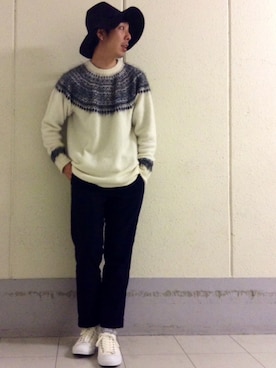 「アダムエロぺ ルミネ店」｜kudotakeruさん（メンズ・174cm）の秋コーディネート