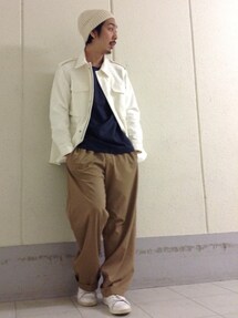 AURALEEのニットキャップ/ビーニーを使った人気ファッション