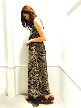 「Simplicite（サンプリシテ）のアイテム（サンダル）」を使った、kotoさん（レディース・162cm）の春コーディネート