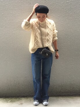 akaneさん（レディース・158cm）の秋コーディネート