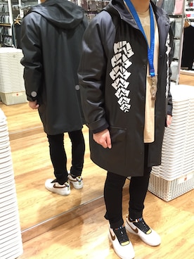 「alexanderwang（アレキサンダーワン）のアイテム（ダウンジャケット/コート）」を使った、yutaroさん（メンズ・175cm）の冬コーディネート
