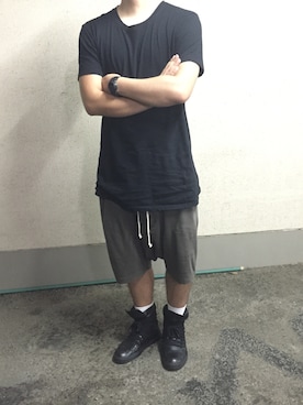 「fragment design（フラグメントデザイン）のアイテム（腕時計）」を使った、yutaroさん（メンズ・175cm）の夏コーディネート