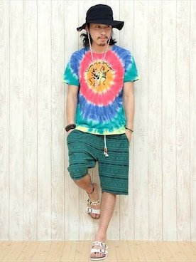 「チチカカ」｜KIMI氏さん（メンズ・173cm）の夏コーディネート