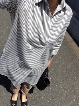 「URBAN RESEARCH Sonny Label（アーバンリサーチサニーレーベル）のアイテム（チュニック）」を使った、stkさん（レディース・159cm）の春コーディネート