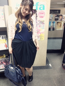 「ICB（アイシービー）のアイテム（ワンピース/ドレス）」を使った、安藤うぃさん（レディース・161cm）の夏コーディネート