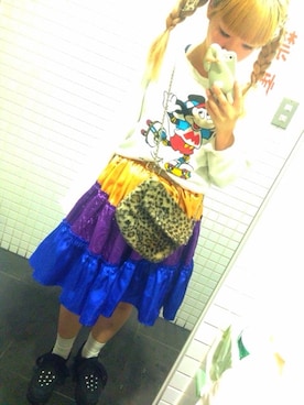 「#ミッキー」｜riさん（レディース・152cm）の夏コーディネート