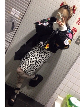 「UNBILICAL（エンブレム）のアイテム」を使った、riさん（レディース・152cm）の春コーディネート