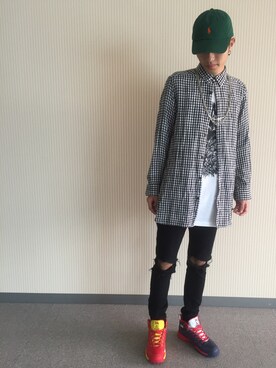 「PHENOMENON（フェノメノン）のアイテム（アクセサリー）」を使った、ÿüüмä◡̈⃝さん（メンズ・173cm）の秋コーディネート