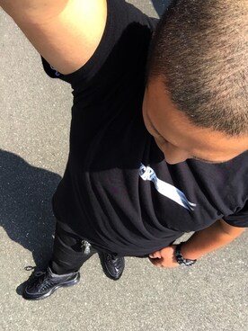 「スネーク柄」｜「アイテム（その他）」を使った、NurseManさん（メンズ・175cm）の夏コーディネート