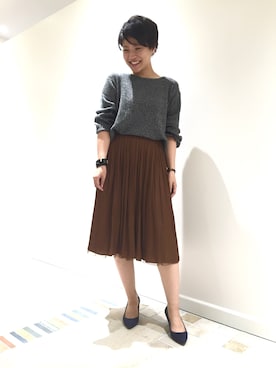 「yangany（ヤンガニー）のアイテム」を使った、SHINOさん（レディース・160cm）の秋コーディネート