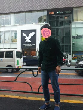 「American Eagle（アメリカンイーグル）のアイテム（その他）」を使った、とむ。さん（メンズ・172cm）の秋コーディネート