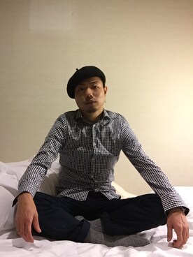 「ビジネスホテル」｜KSKさん（メンズ・164cm）の冬コーディネート