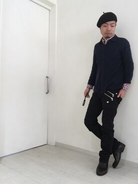 「SHIPS」｜KSKさん（メンズ・164cm）の冬コーディネート