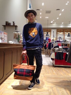 「GLOBAL WORK（グローバルワーク）のアイテム（その他）」を使った、Mike.Cさん（メンズ・175cm）の冬コーディネート