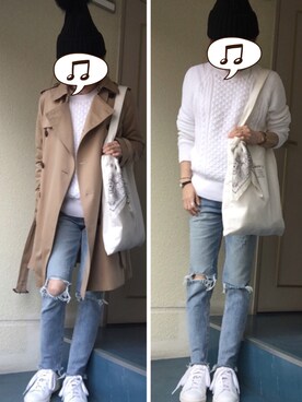 kerooo◡̈⃝⋆*さん（レディース・148cm）の春コーディネート