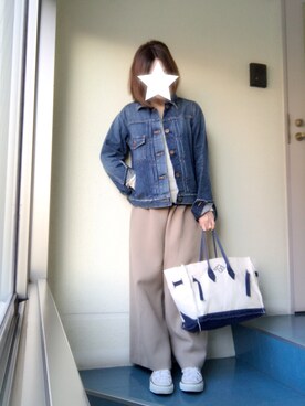 「CONVERSE（コンバース）のconverse（コンバース） ALL STAR OX（オールスターOX）（スニーカー）」を使った、kerooo◡̈⃝⋆*さん（レディース・148cm）の秋コーディネート