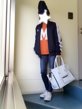 「CONVERSE（コンバース）のconverse（コンバース） ALL STAR OX（オールスターOX）（スニーカー）」を使った、kerooo◡̈⃝⋆*さん（レディース・148cm）の秋コーディネート