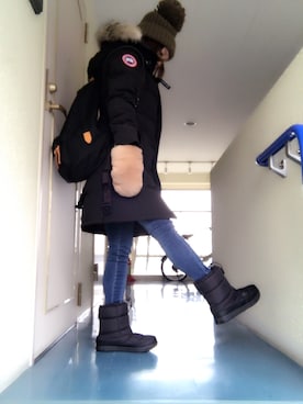 kerooo◡̈⃝⋆*さん（レディース・148cm）の冬コーディネート