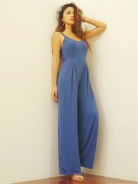 「時計」｜「アイテム（オールインワン・サロペット）」を使った、ゆまいかさん（レディース・160cm）の夏コーディネート