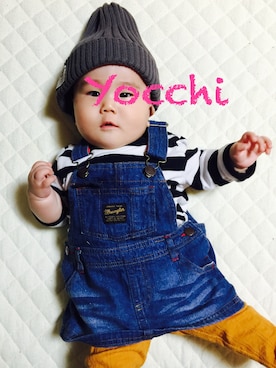 「しまむらコーデ」｜Yocchiさん（キッズ・70cm）の秋コーディネート