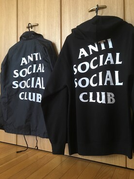 「anti social social club」｜「アイテム（ジャケット/アウター）」を使った、buzzyさん（メンズ・171cm）の夏コーディネート