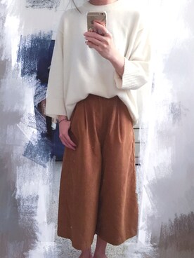 Allie Jiangさん（レディース・164cm）の冬コーディネート