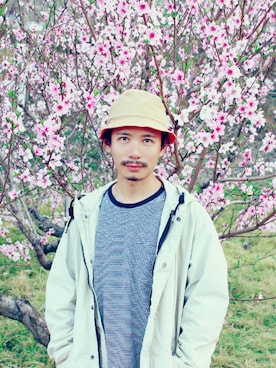 「PULL&BEAR（プルアンドベア）のアイテム（チェスターコート）」を使った、zsazsazsuさん（メンズ・178cm）の春コーディネート