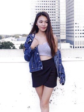 「skirt」｜「アイテム（腕時計）」を使った、Lynnさん（レディース・158cm）の夏コーディネート