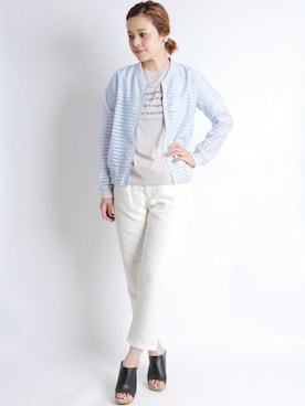 「Denime（ドゥニーム）のアイテム」を使った、DenimeWebStoreさん（レディース・164cm）の夏コーディネート