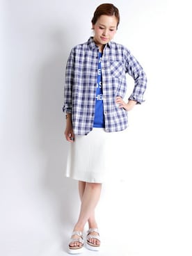 「Denime（ドゥニーム）のアイテム」を使った、DenimeWebStoreさん（レディース・164cm）の夏コーディネート