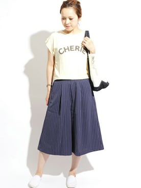 「Denime（ドゥニーム）のアイテム」を使った、DenimeWebStoreさん（レディース・164cm）の夏コーディネート