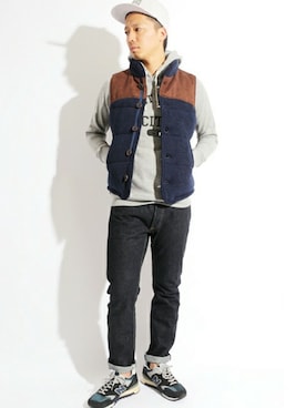 「New Balance」｜DenimeWebStoreさん（メンズ・176cm）の夏コーディネート