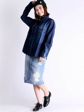 DenimeWebStoreさん（レディース・162cm）の冬コーディネート