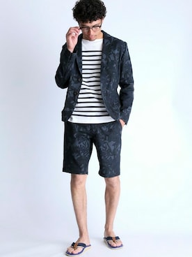 「ISLAND SLIPPER（アイランドスリッパ）のアイテム」を使った、DenimeWebStoreさん（メンズ・173cm）の冬コーディネート